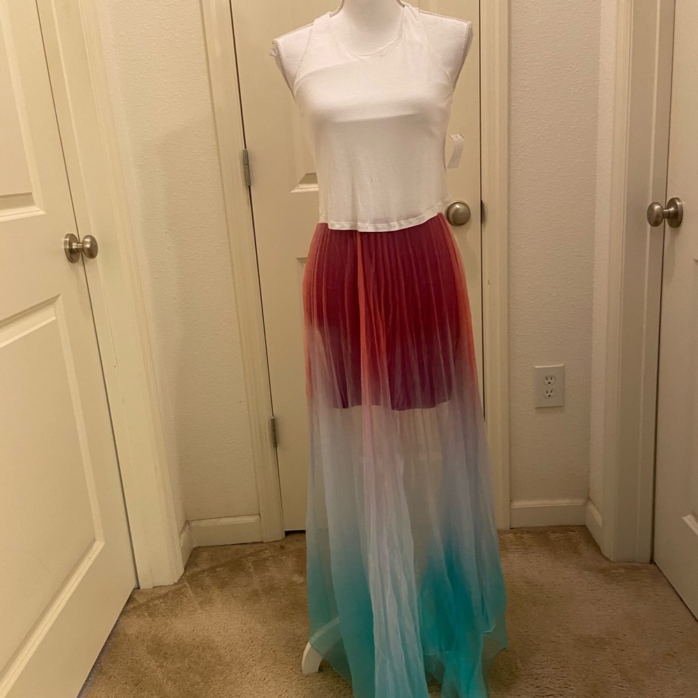 BNWT RAINBOW MAXI DRESS